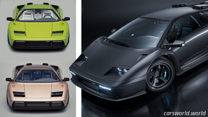 Only 19 of these restomodded Diablos will ever be produced, and one has just become even more rare | Carscoops